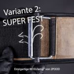 2POOD Ultrafester Gewichthebergürtel mit WODClamp Verschluss