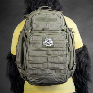 Grosser Sportrucksack für Fitness Sportler Schwarz