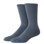 Socken Signature Crew Blau-Grau