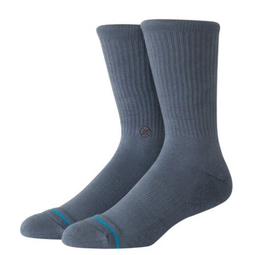 Socken Signature Crew Blau-Grau