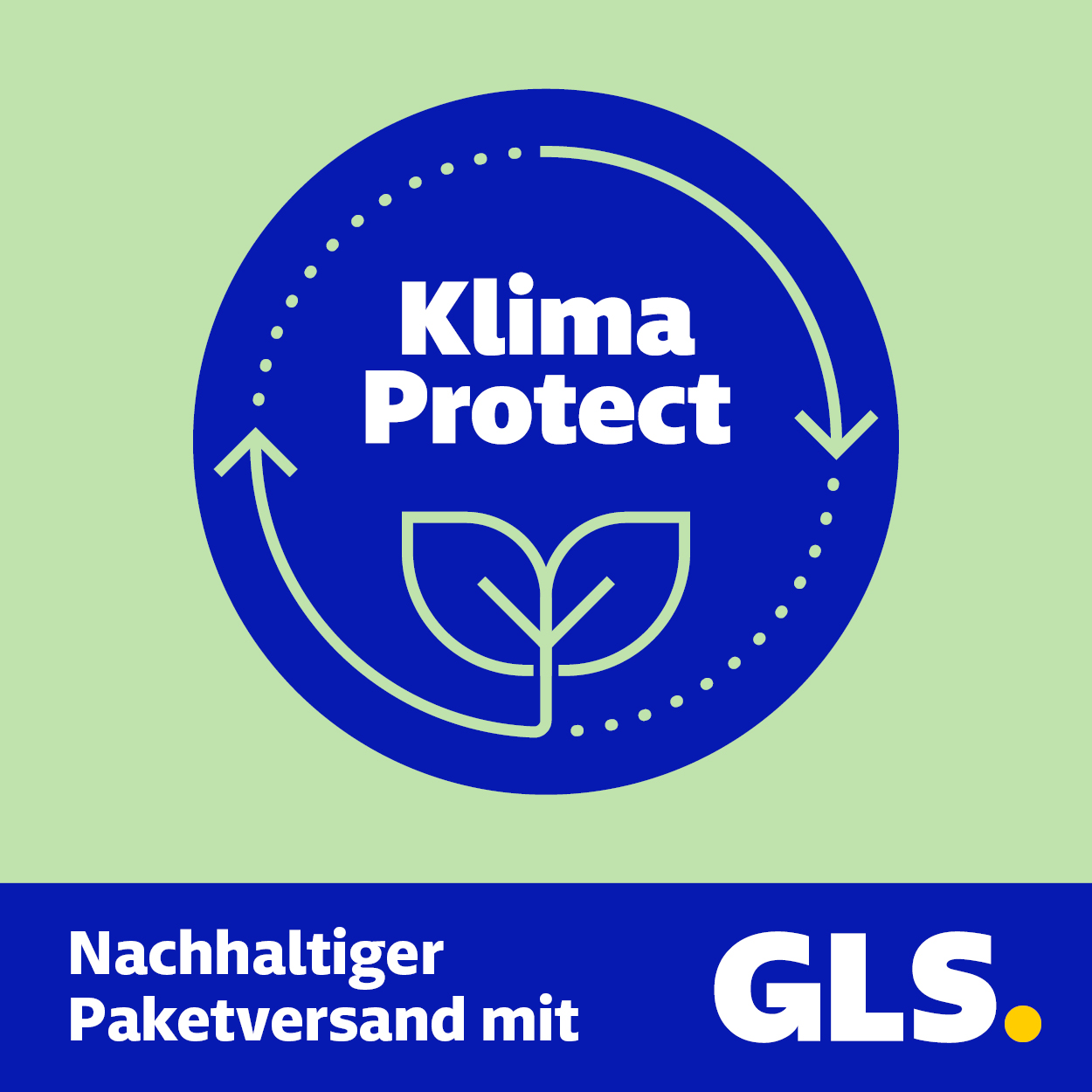 GLS Klima Protect Nachhaltiger Versand Zertifikat
