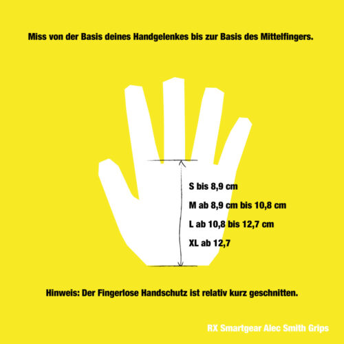 RX Smart Gear Fingerloser Handschutz Alec Smith 2.0 – Bild 6