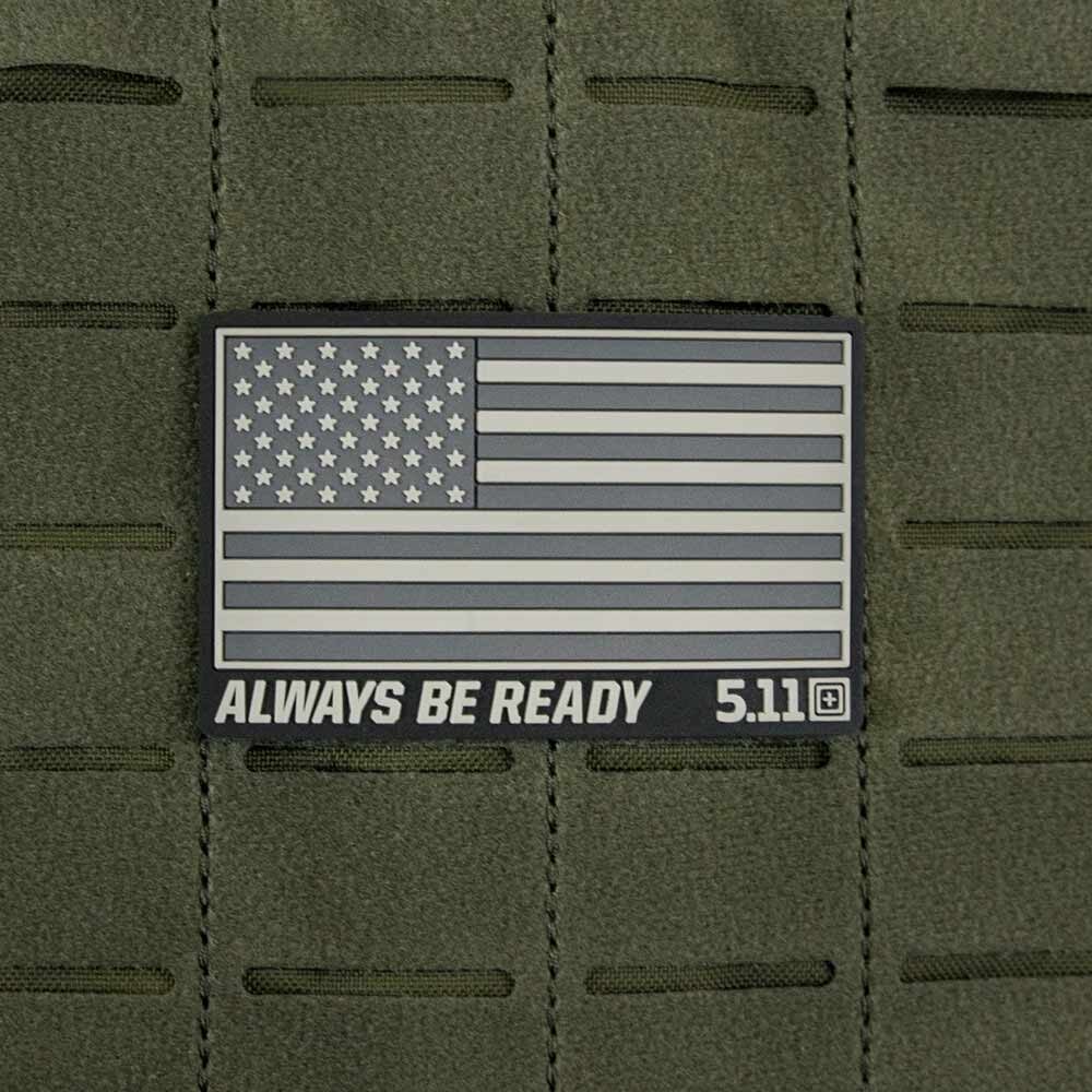 USA Klett Patch Grau