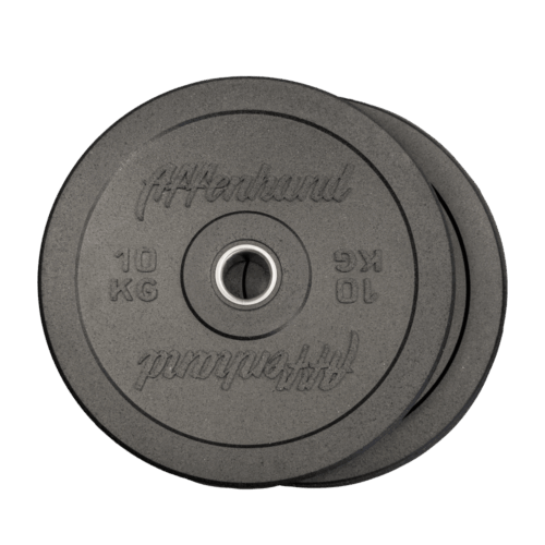 Affenhand® Bumper Plates 10 kg – robuste Gummischeiben mit Edelstahlkern