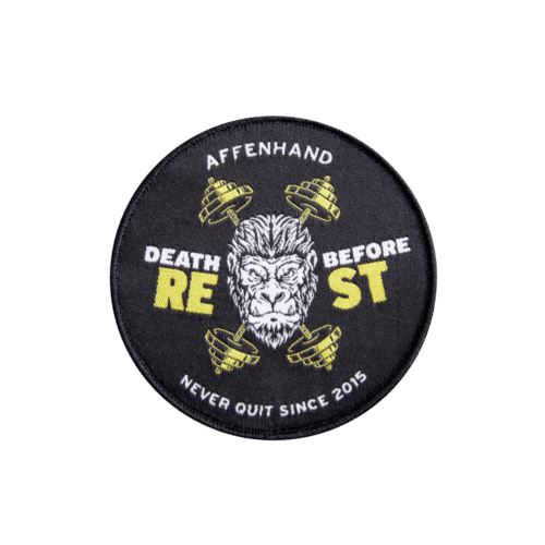 Affenhand Death Before Rest Patch für Fitness-Ausrüstung
