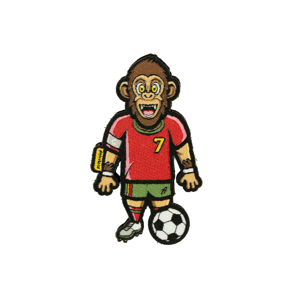 affenhand-fussball-patch Outlet: Fußballer Patch – Bild 1