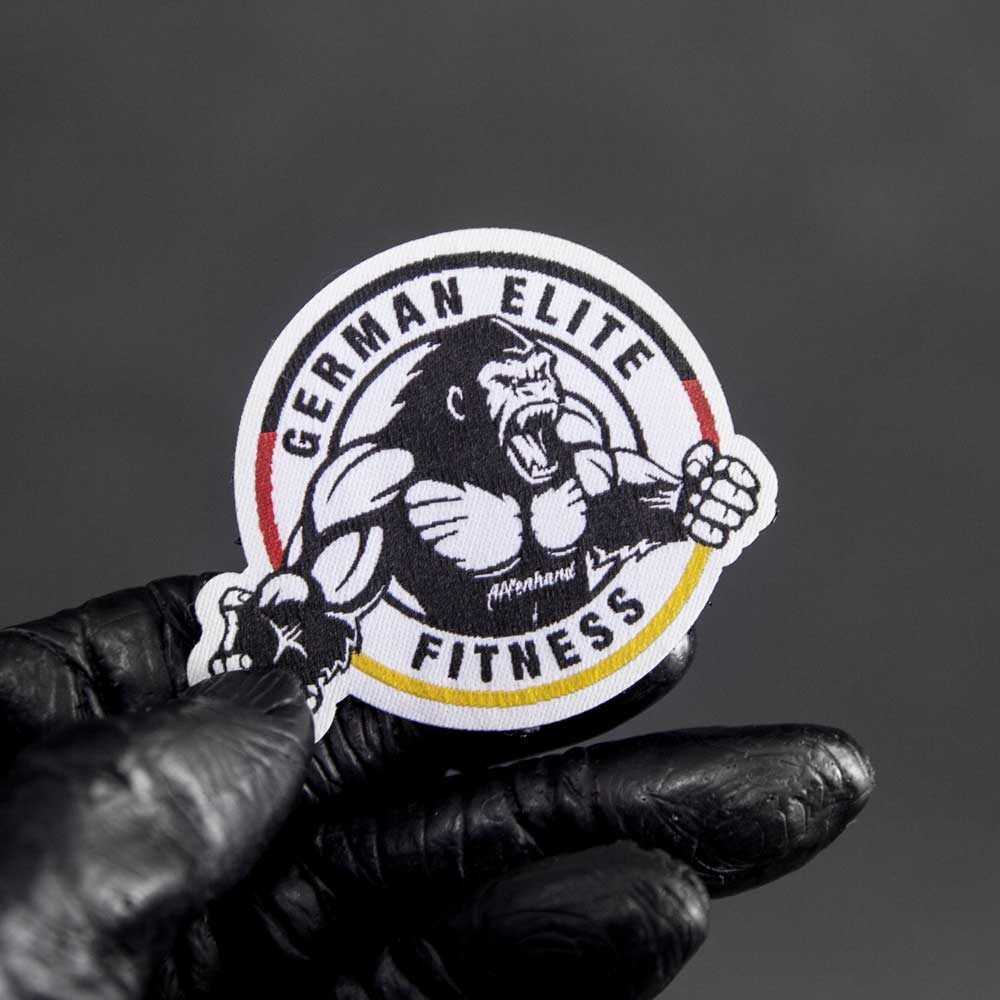 Affen Klettpatch Deutsche Elite Fitness