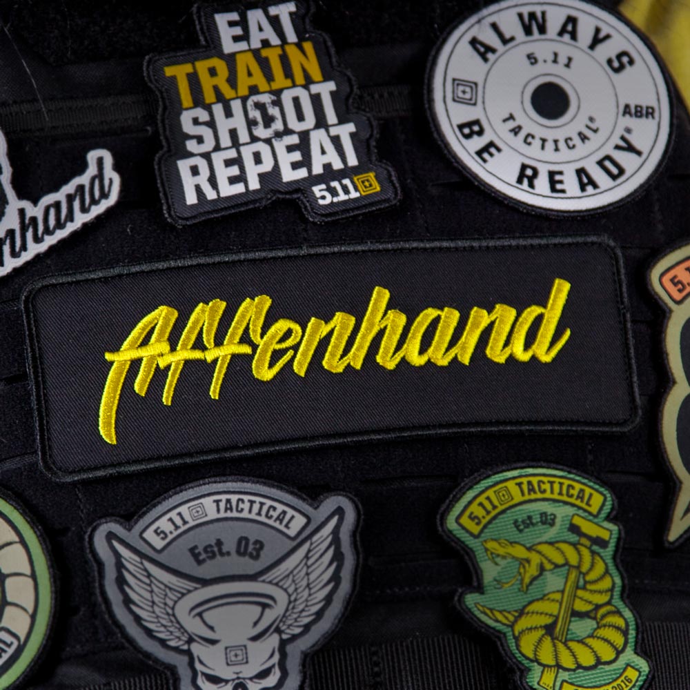 Affenhand Logo Klett-Patch für Weste oder Rucksack 🇩🇪