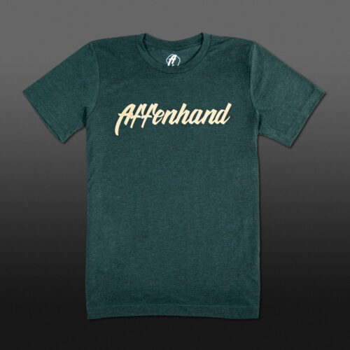Grün Gelbes Affenhand Shirt