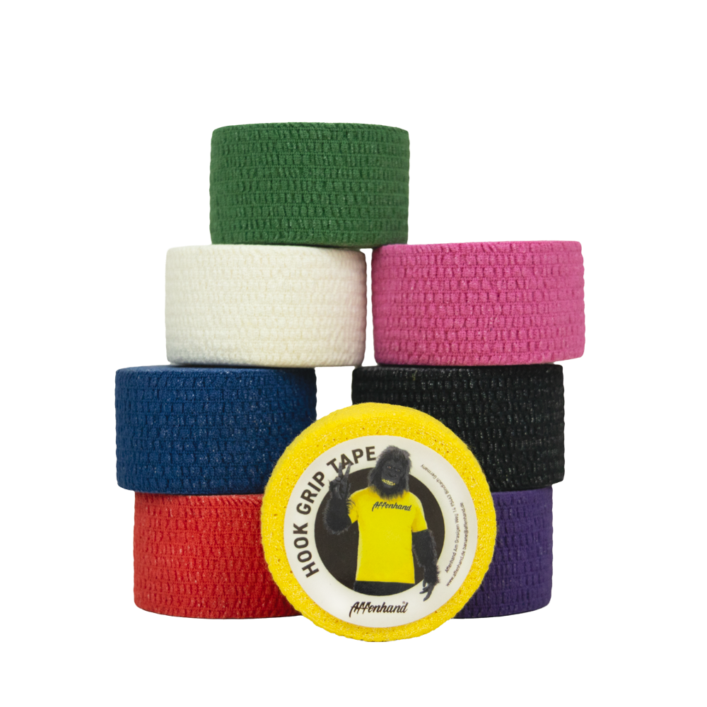 affenhand-tape-farbig-color-hookgrip Hookgrip Tape – Bild 1