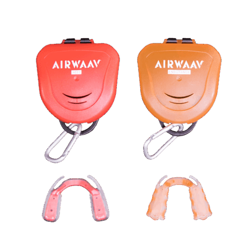 Airwaav Hybrid-Pack Aufbissschiene mit HIIT und Endurance Modellen