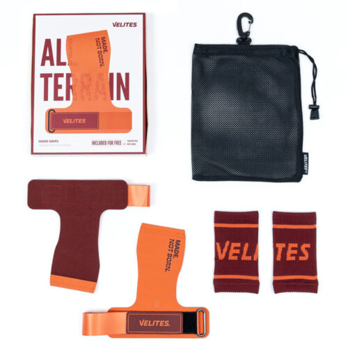 Orangenes Velites All Terrain Set mit Beutel und Bändern