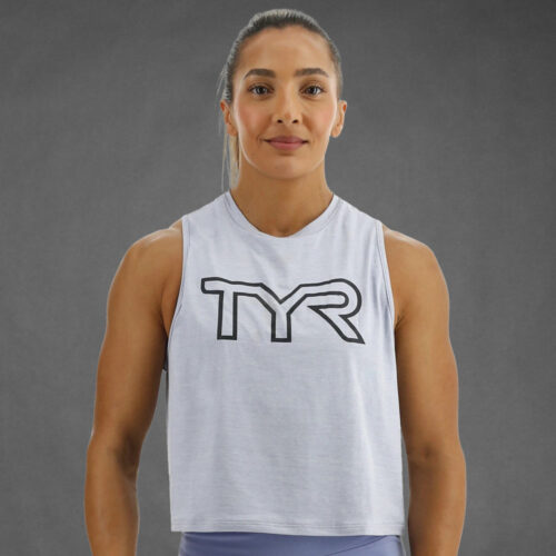 TYR Cropped Big Logo Tank Damen – Bild 6