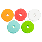 Fit Kidz Kinder Kurzhantel Set mit bunten Bumper Plates