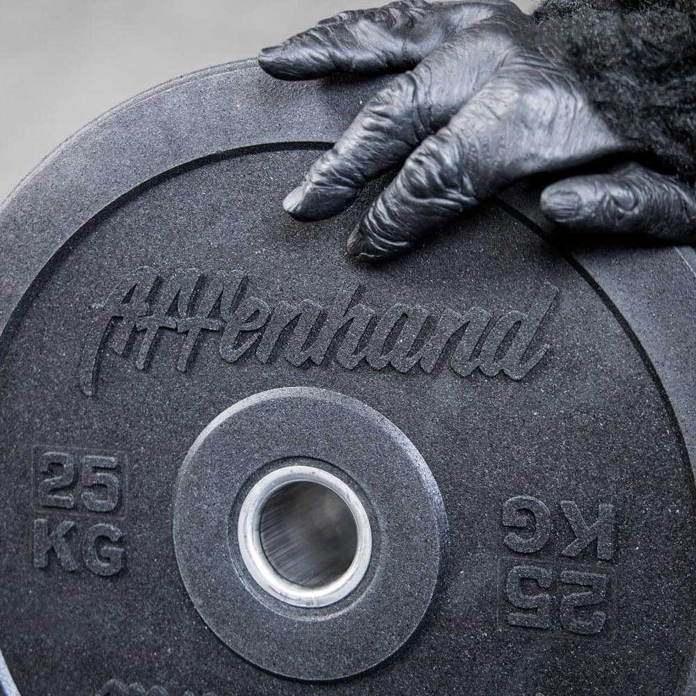 High-quality bumper plates for weightlifting in the home gym