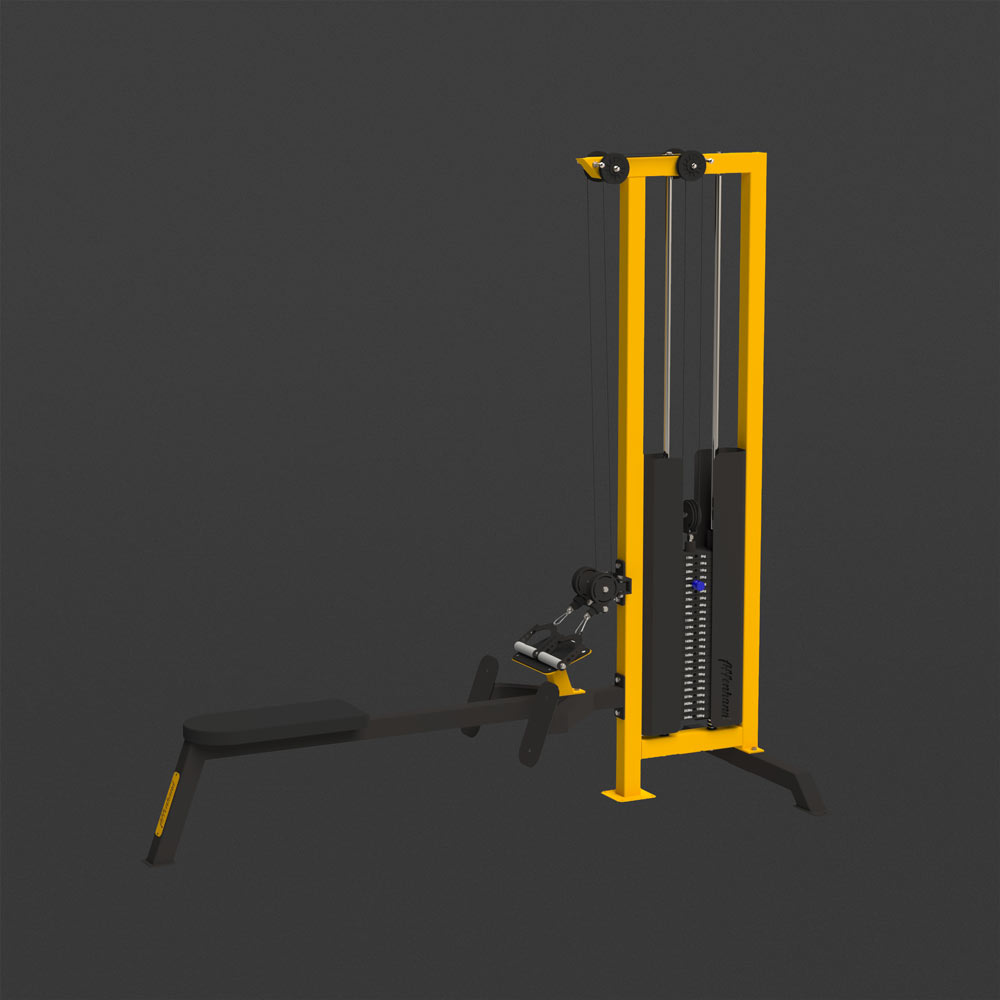 Dualer Ruder-Kabelzug 120kg – Affenhand Rückengerät