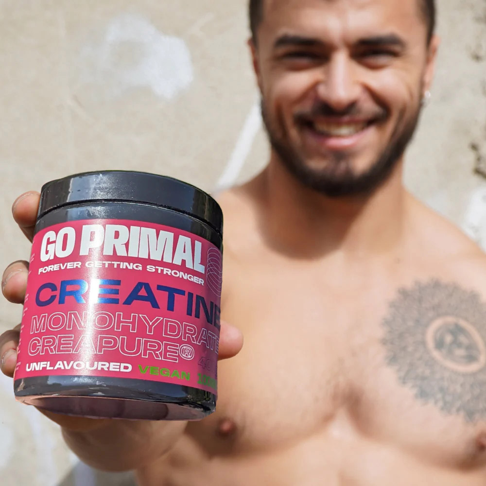 Athlet mit GoPrimal Kreatin