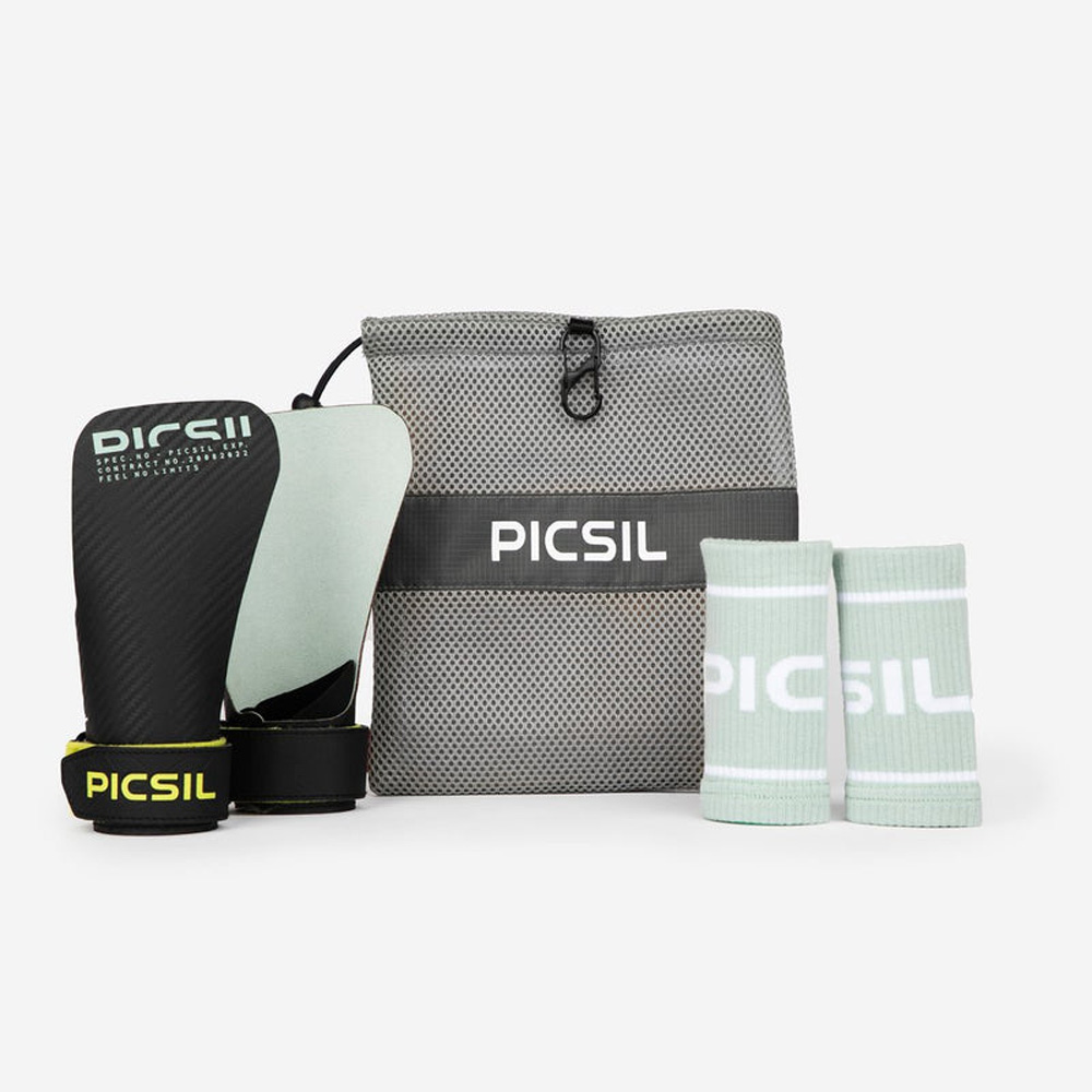 Picsil Hawk Grips Set mit Tasche und Handgelenkschlaufen