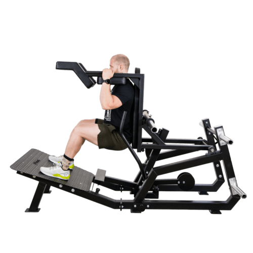 Hack Squat an Super Squat Maschine