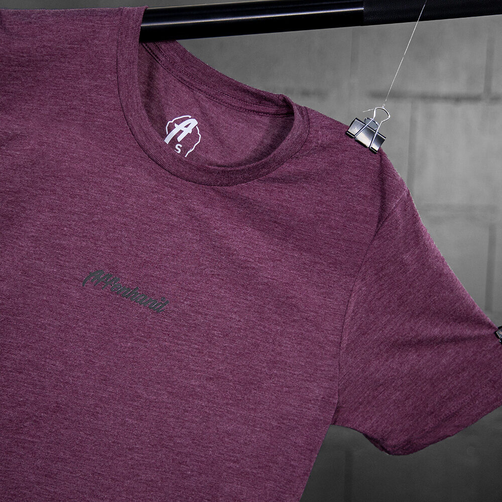 marron rot shirt affenhand