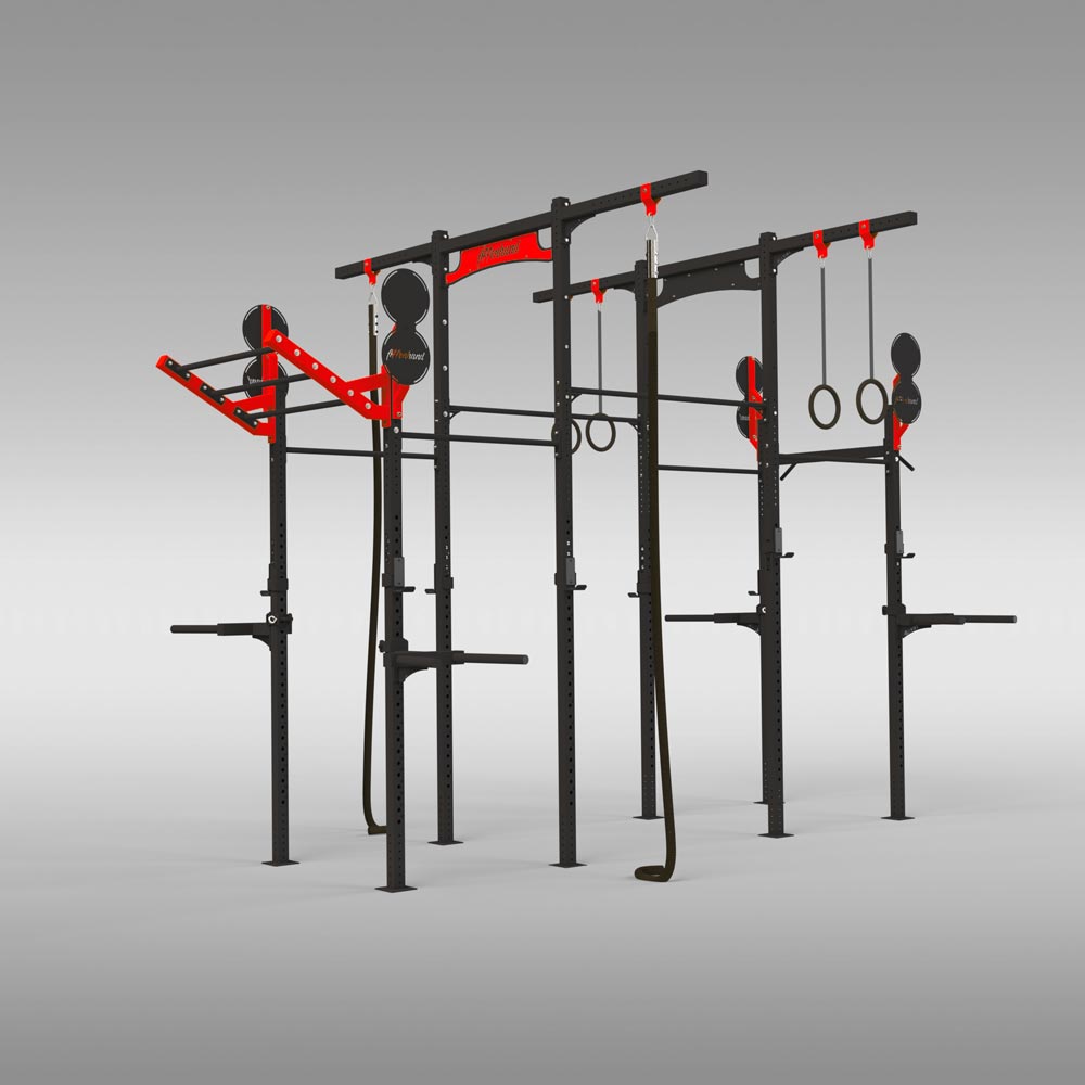 Outdoor gym, park and fitness facility