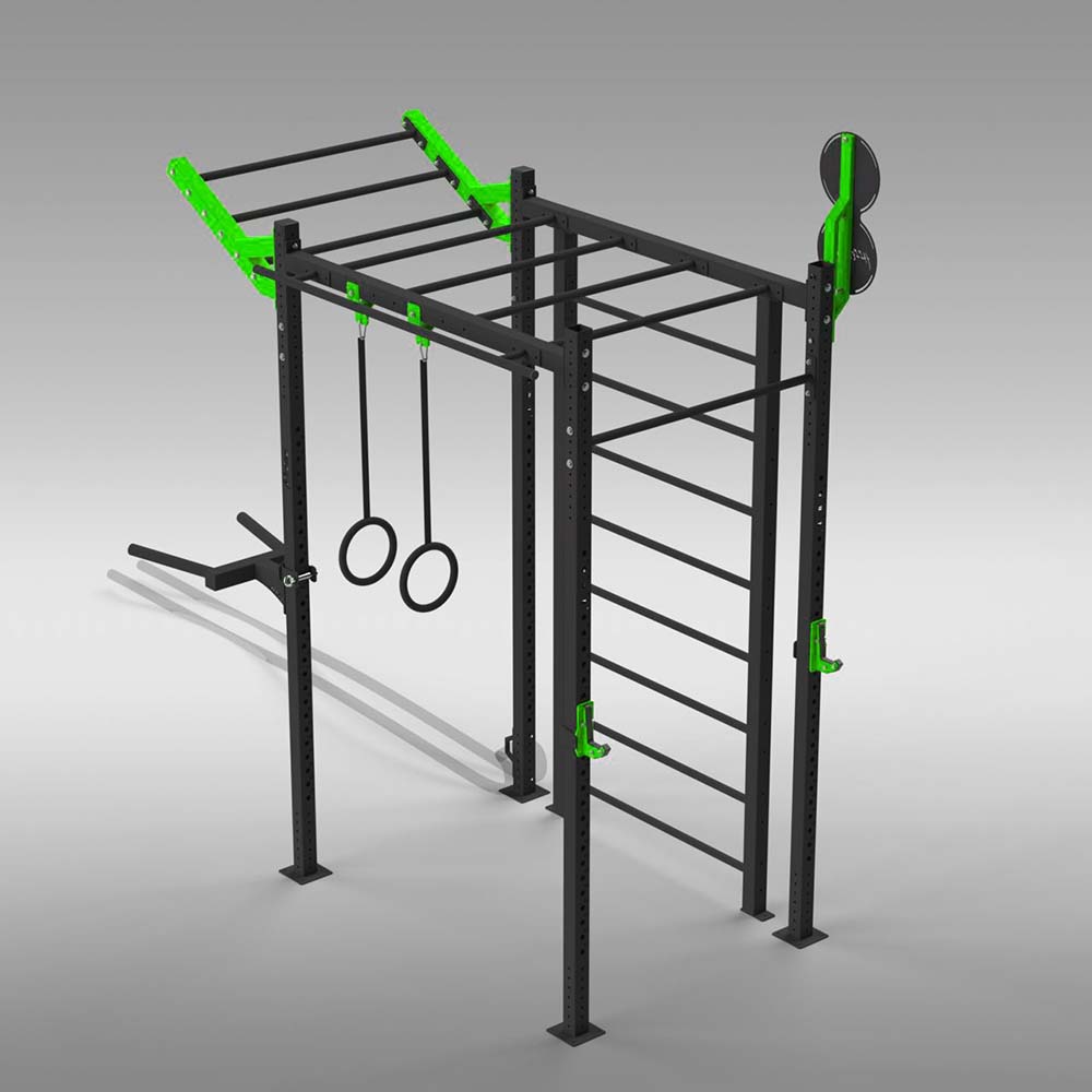 Green ladder rack