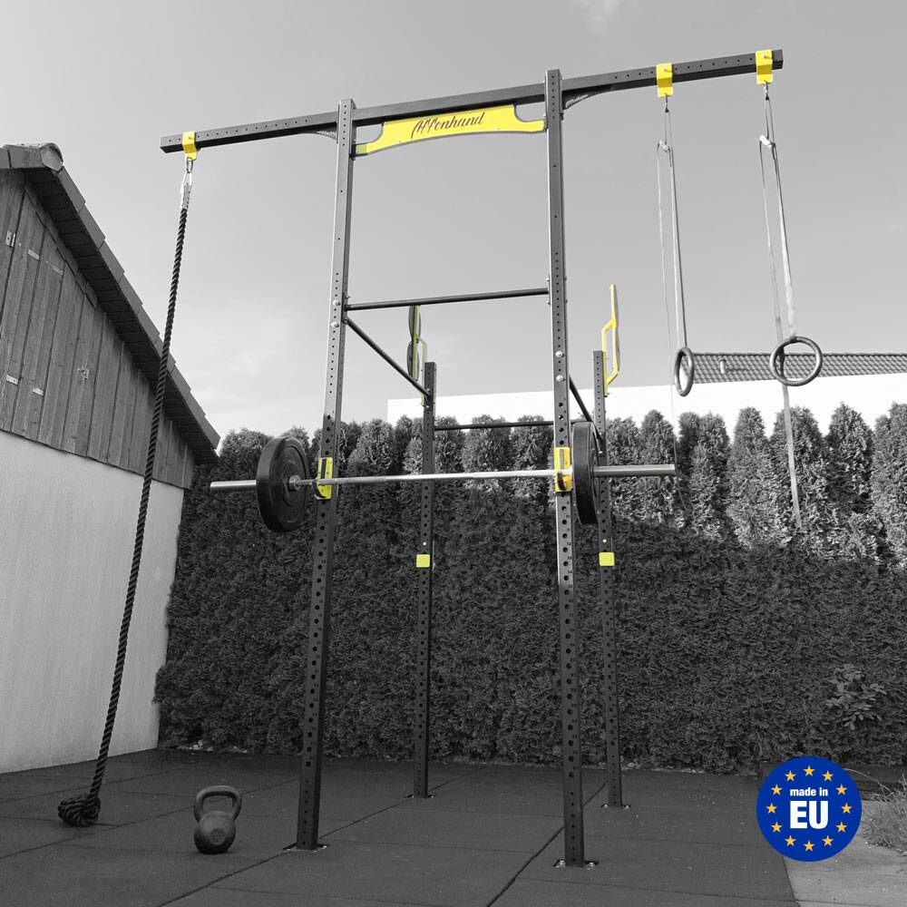 Outdoor Rack für Klimmzüge Wallballs und Ring Muscle Ups