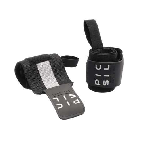 PicSil Wrist Wraps in Schwarz – klassisch & leistungsstark