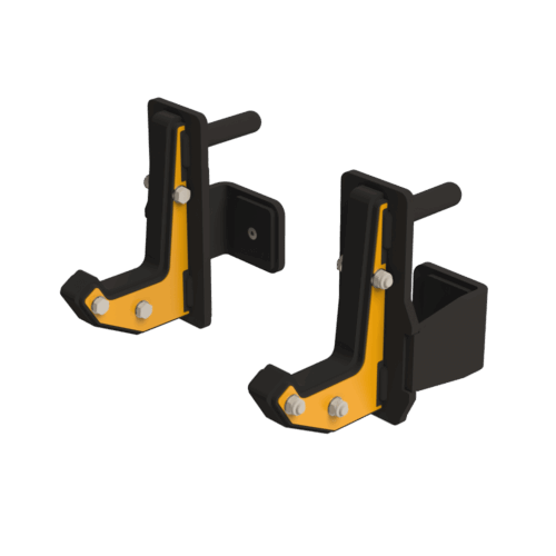 Premium J-Cups aus Stahl für Home-Gym