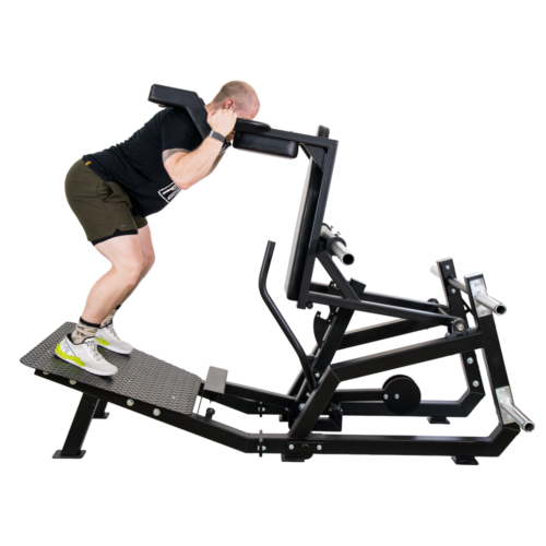 Reverse Squat mit Super Squat Gerät