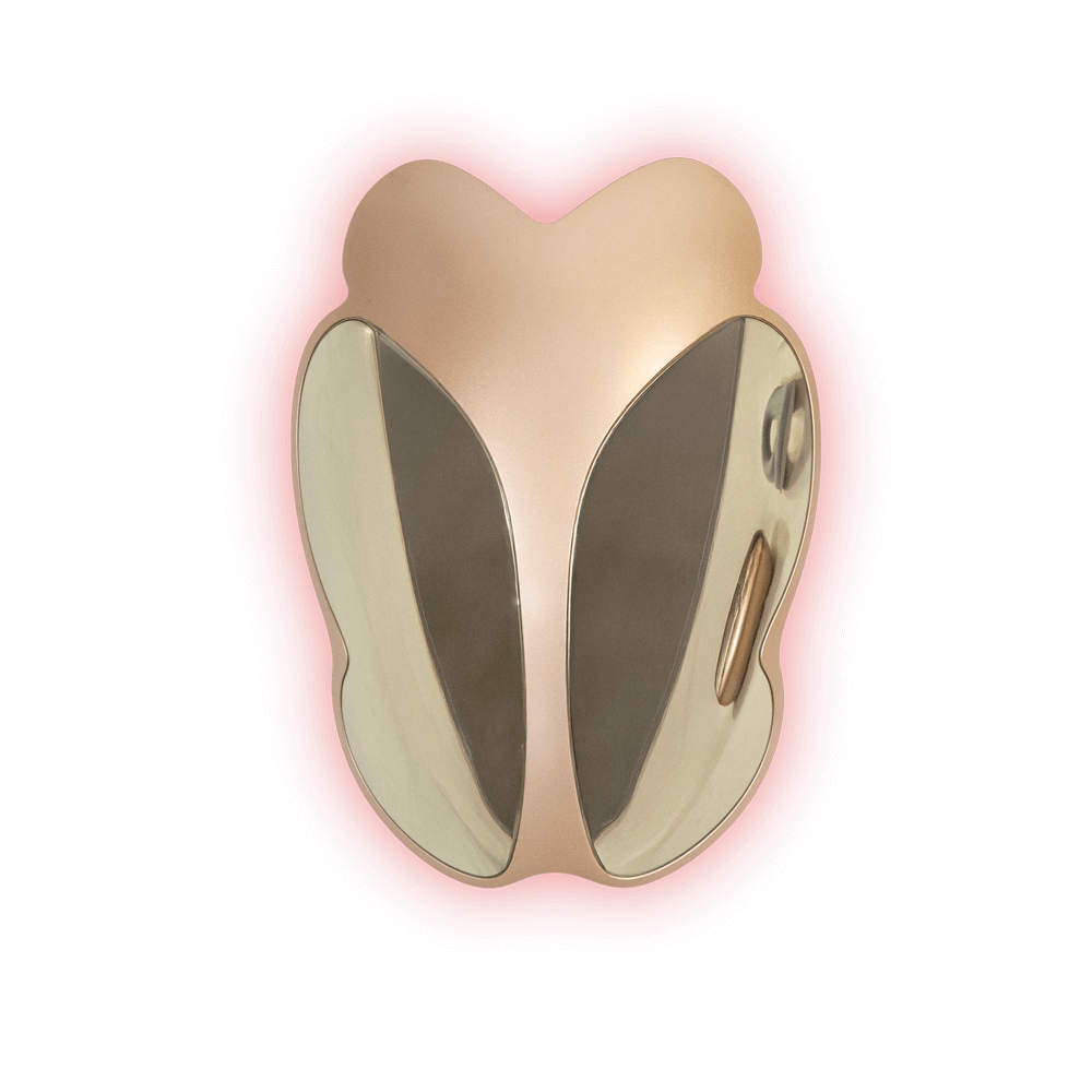 rotlicht-gesichtsmaske-frontansicht-leuchtend Rotlicht Gesichtsmaske – Bild 1
