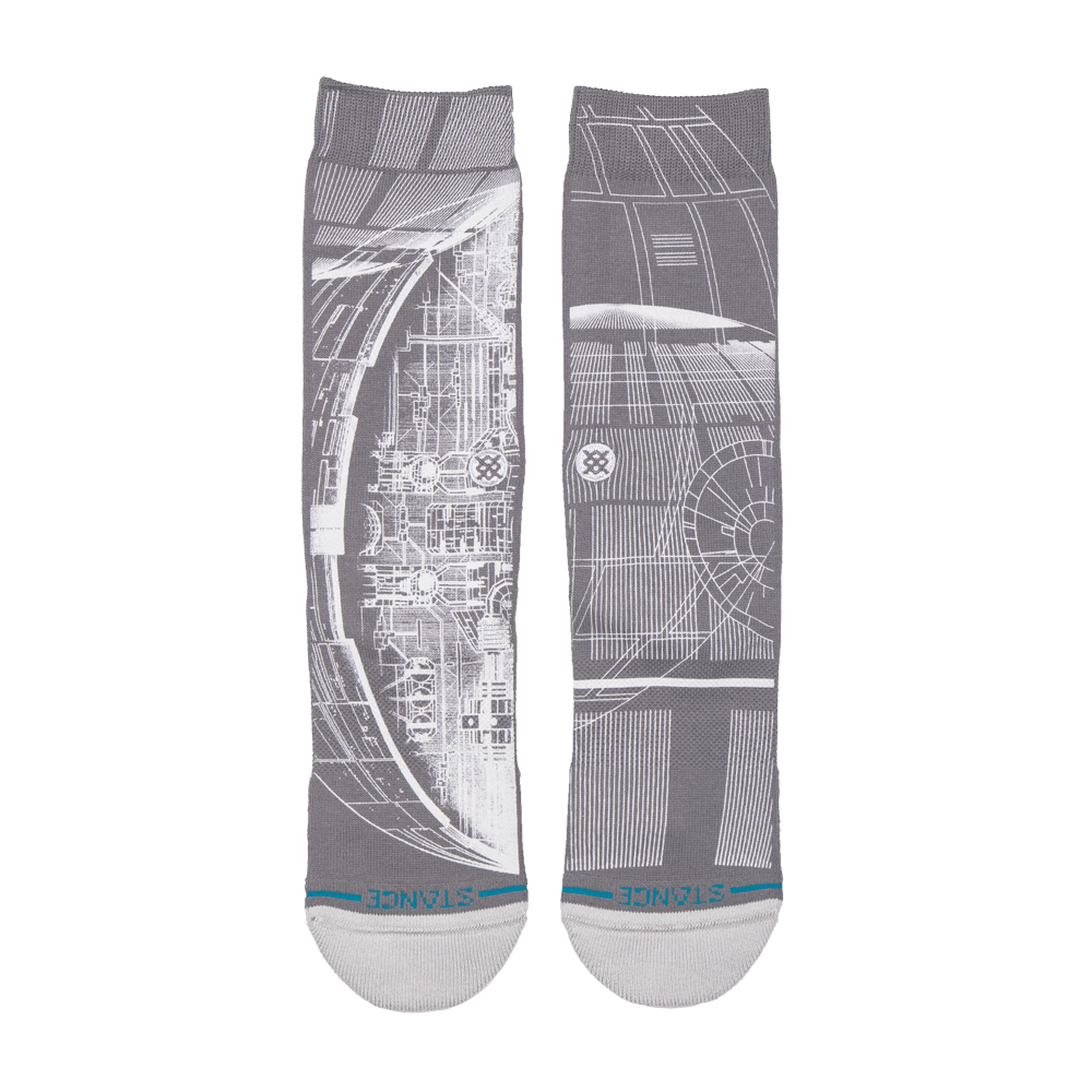 star-wars-stance-grau-death-star Socken Death Star – Bild 1