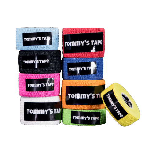 Tommy's Tape in verschiedenen Farben und Größen für optimalen Halt