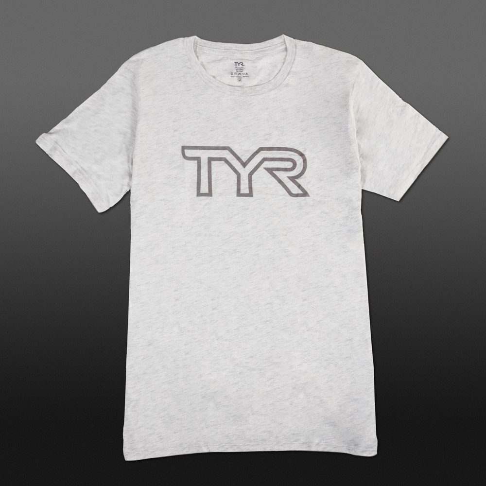 Weiß Triblend TYR shirt