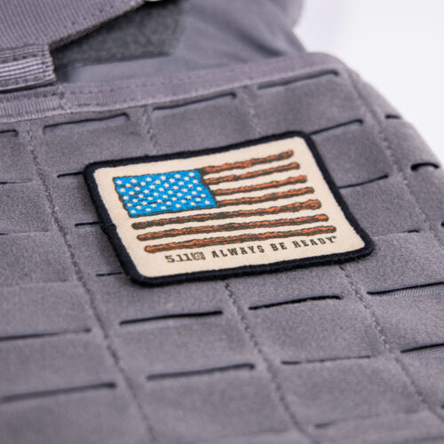 American Flag Patch auf Gewichtsweste