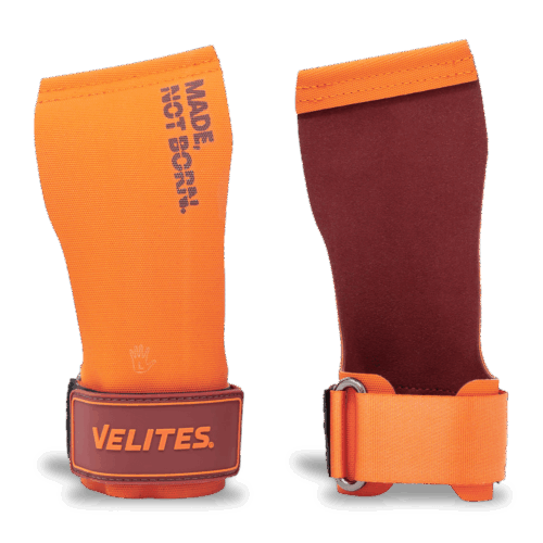 Velites All Terrain Hand Grips in Orange mit roter Innenseite