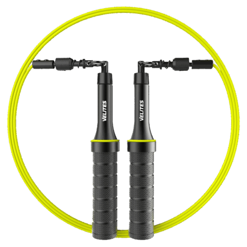 Velites Earth 2.0 Jump Rope in Schwarz mit High-Speed-Kugellager