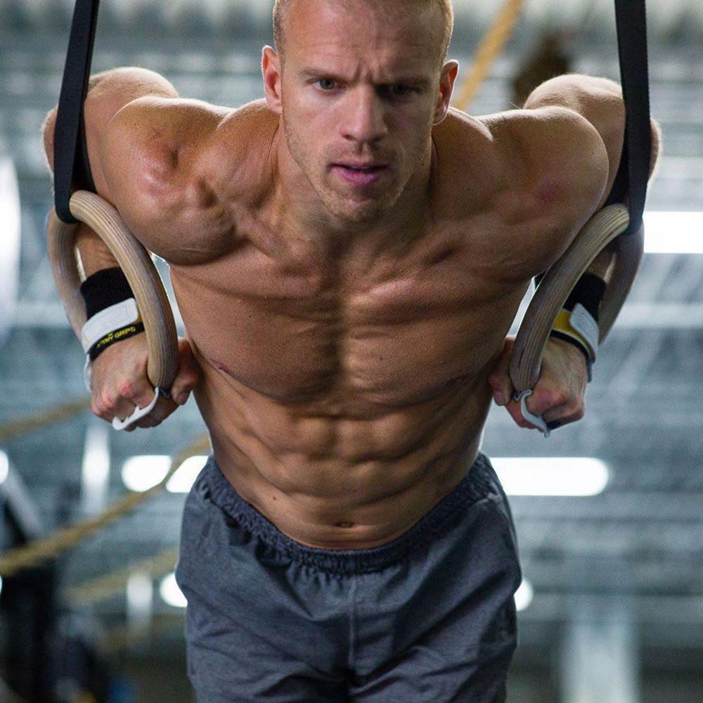 Victory Grips X2 Komfortabler Handschutz Pullups MuscleUps