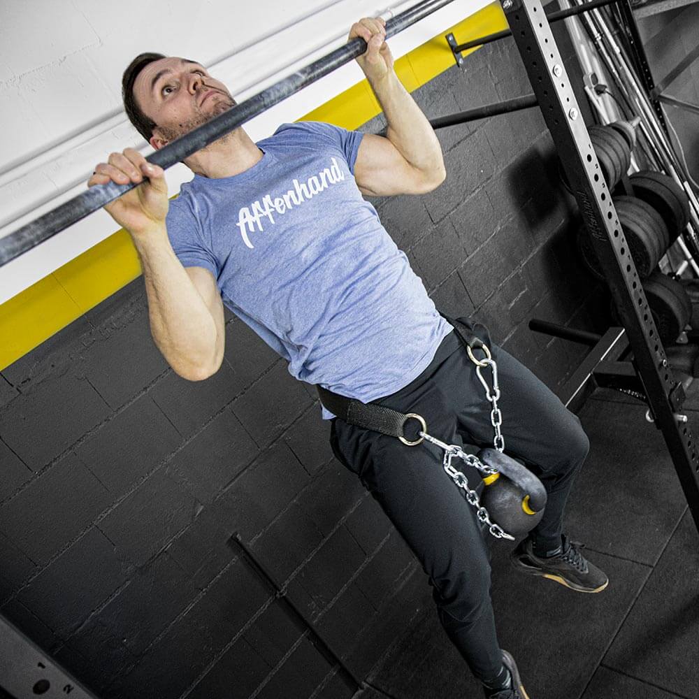 Gewichtheben mit Neopren-Rückenstütze Powerlifting und Bodybuilding Workout BeSmart Dip-Gürtel für Gewichtheben Training Dip-Gürtel mit Kette für Klimmzüge