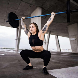 Damen Sport-BH Gewichtheben
