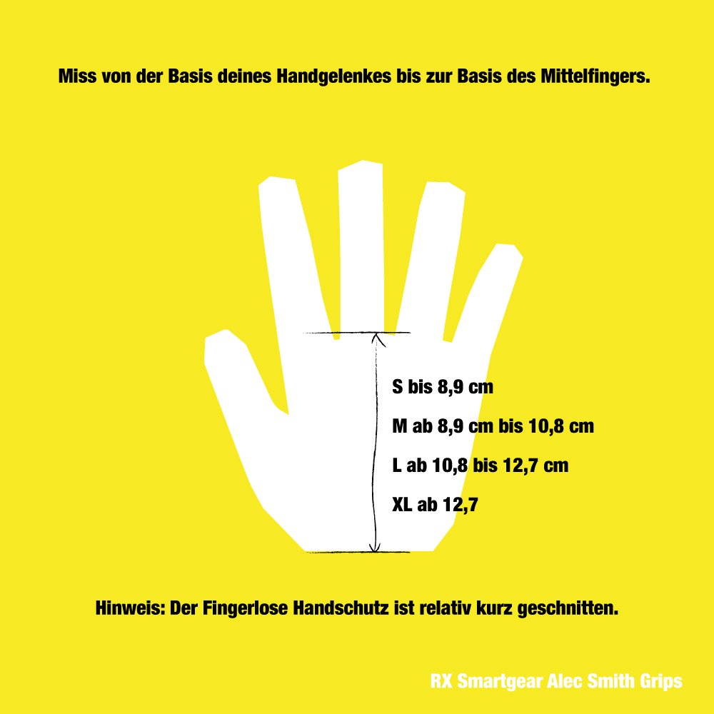 RX Smart Gear Fingerloser Handschutz Alec Smith 2.0 – Bild 6