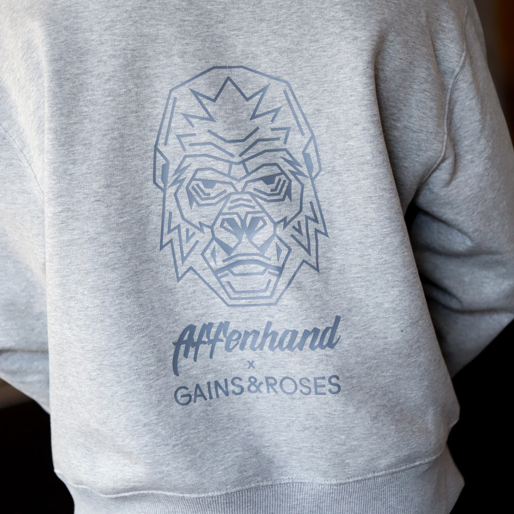 Affenhand X Gains and Roses Oversized Hoodie – Bild 8