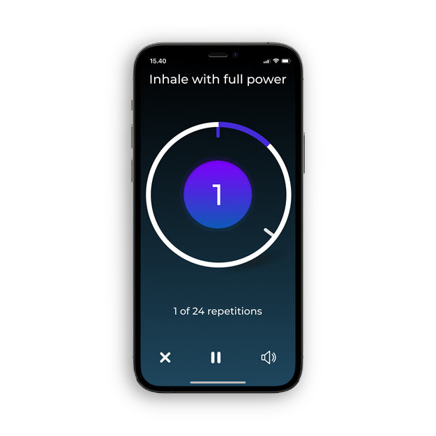 Airofit training App Atmung