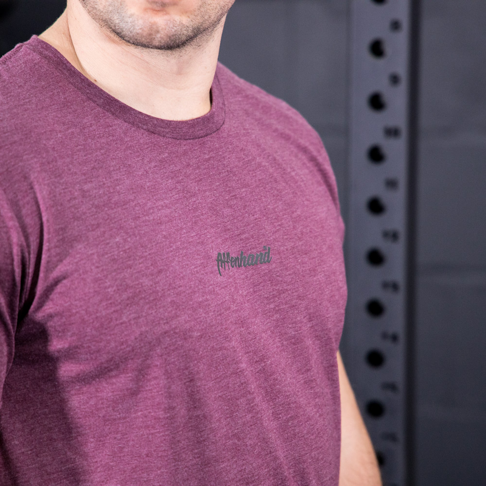 Affenhand Be Nice Shirt in Maroon
