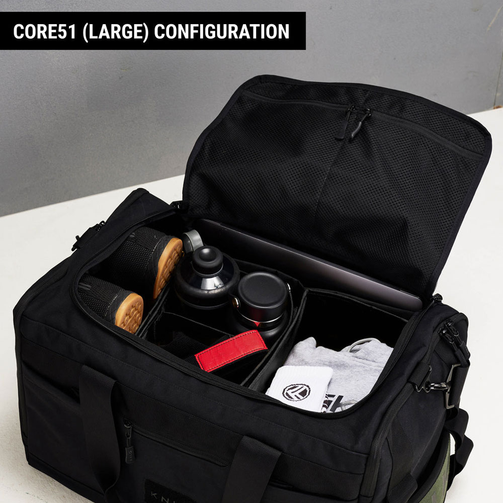 CORE51 Duffel Divider mit Ausrüstung und Organisation