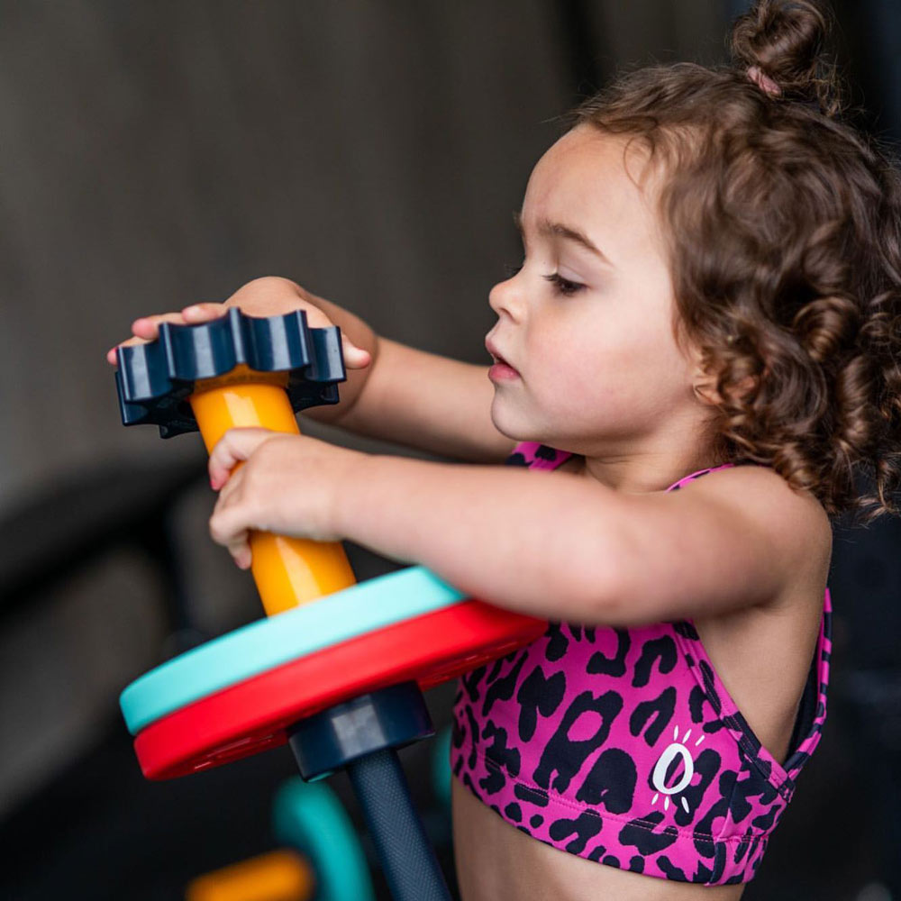 Fit Kidz Kinder Kurzhantel mit Gewichtsscheiben – Bild 4