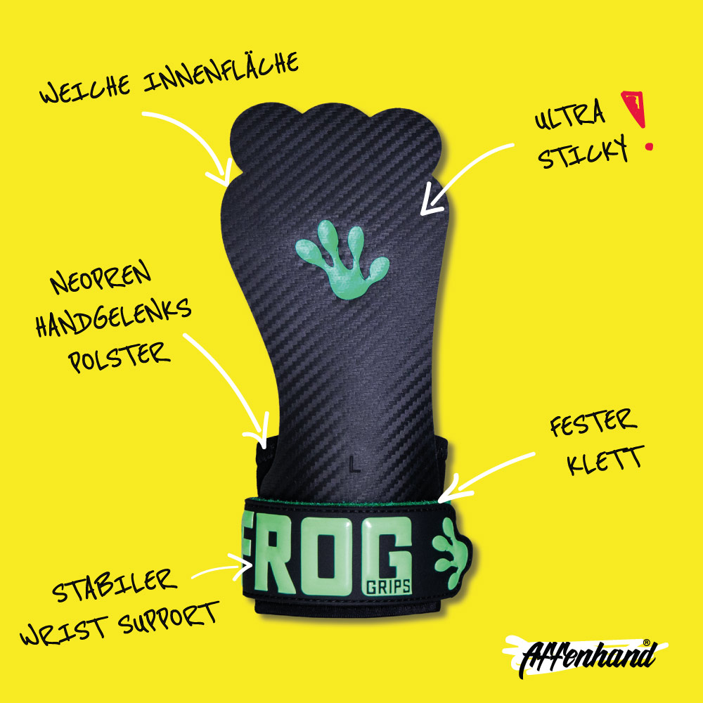 Frog Grips Details zu Eigenschaften