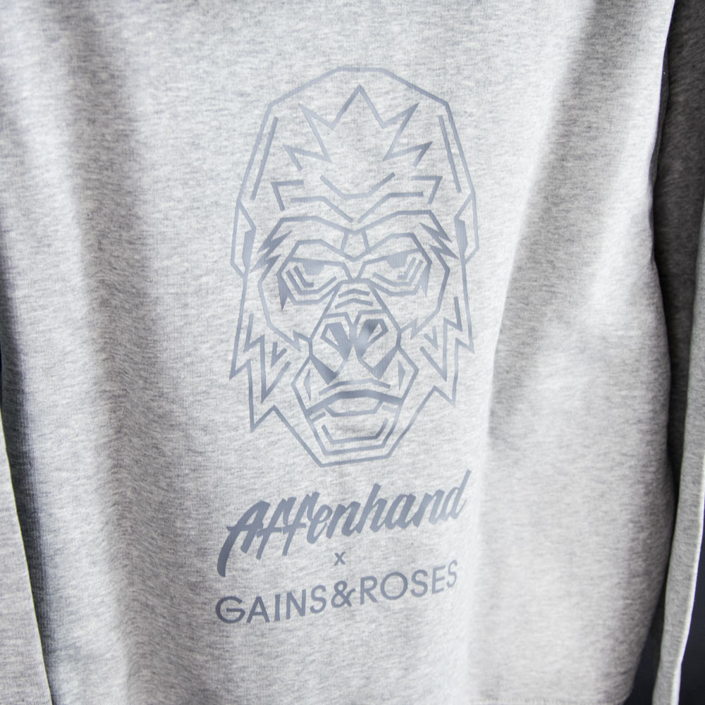 Affenhand X Gains and Roses Oversized Hoodie – Bild 3