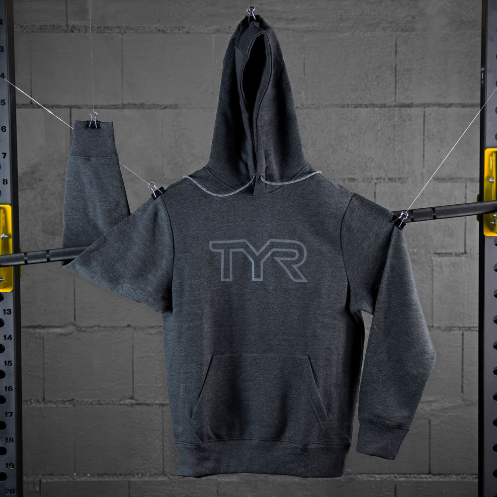 Big Logo Hoodie Grau TYR