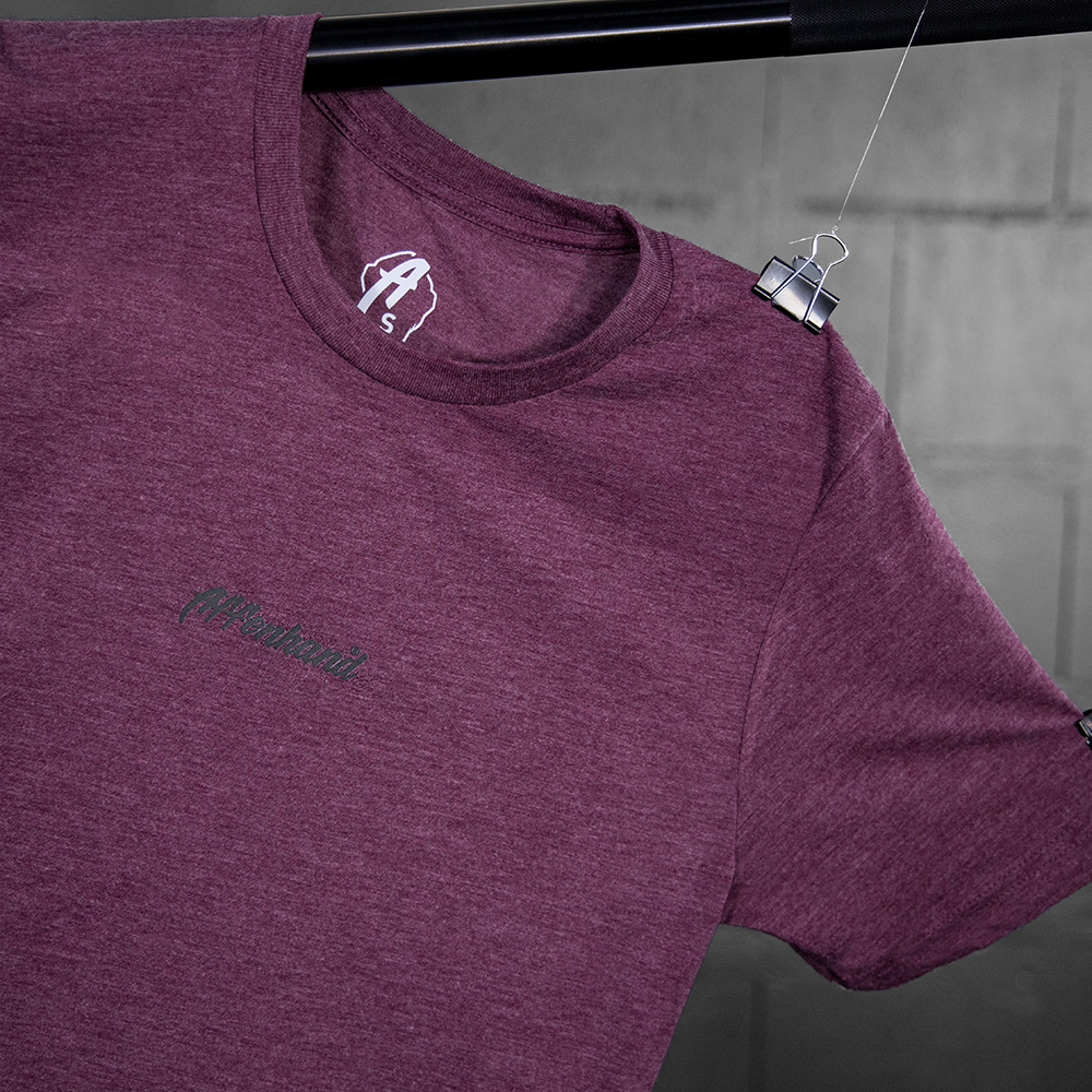 marron rot shirt affenhand